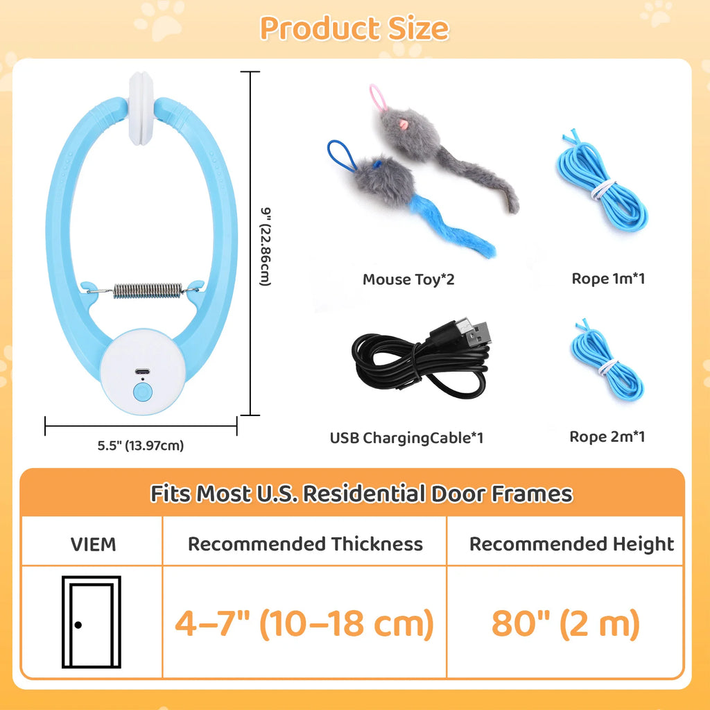 Electric Automatic Cat Wand Toy