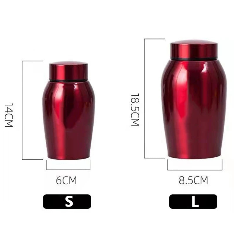 S-L Stainless Steel Pet Urn (4 Colors)