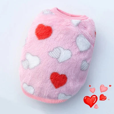 Cute Dog Winter Vest for Small Dogs & Cats
