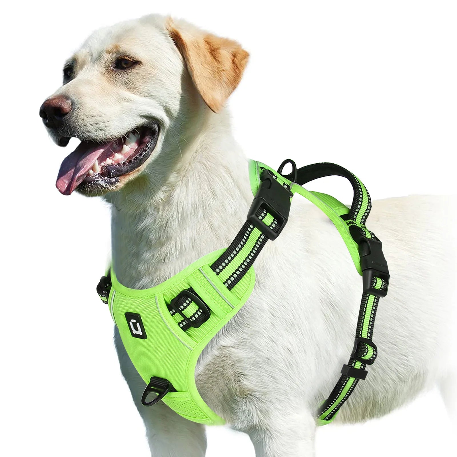 No-Pull Dog Harness — Adjustable Soft Padded Vest with Easy Control Handle!