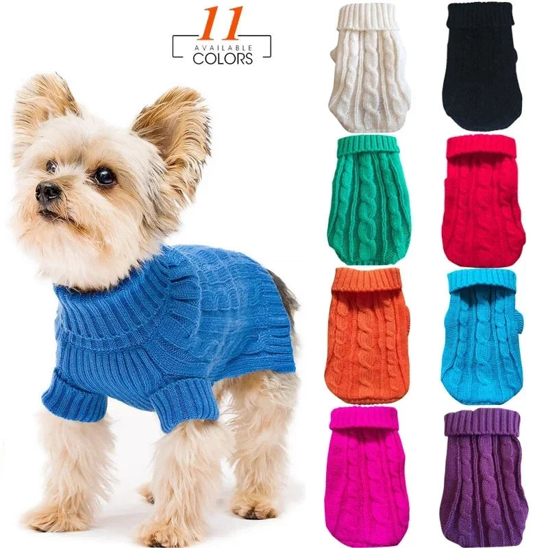 Dog Winter Knit Sweater (XS-XL)