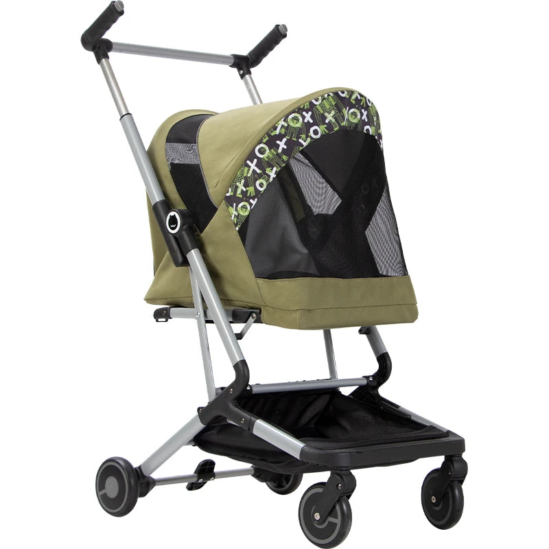 Portable Pet Stroller – Ultra-light & Foldable (Two Cats)