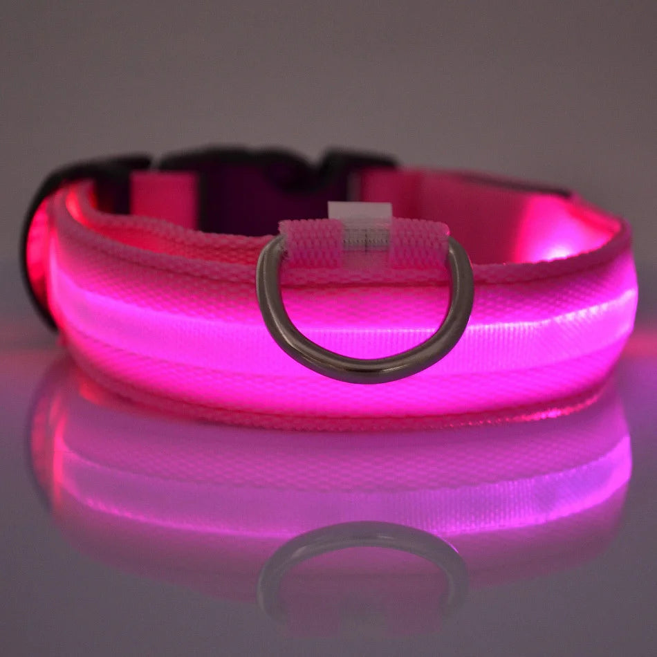 LED Glow-in-the-Dark Dog Leash — Light Up Your Night Walks in Style!
