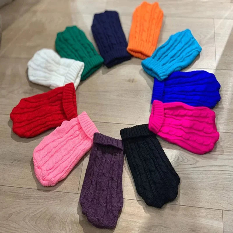 Dog Winter Knit Sweater (XS-XL)