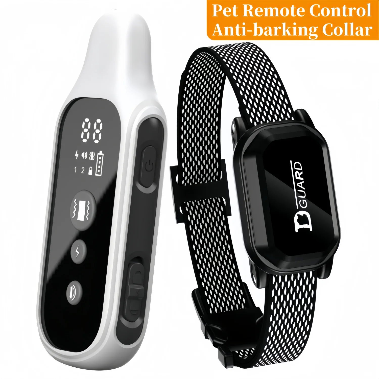 800m Rechargeable Dog Training Collar — Shock, Vibration & Sound with LCD Remote!
