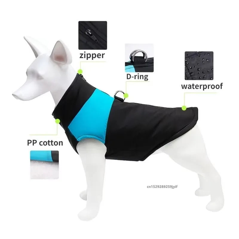 Waterproof Dog Coat with Warm Padding