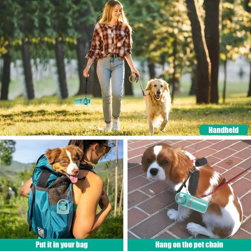 Portable Dog Poop Scooper with Built-In Bag Dispenser