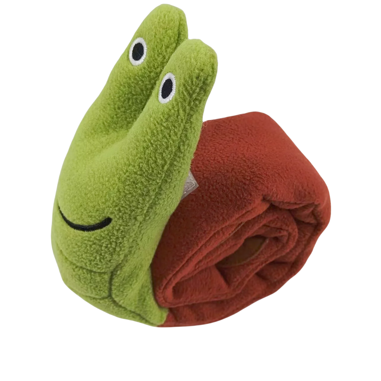 Snail Dog Puzzle Feeder & Squeaky Plush Toy — Foldable, Indestructible & Slow-Feed Fun!