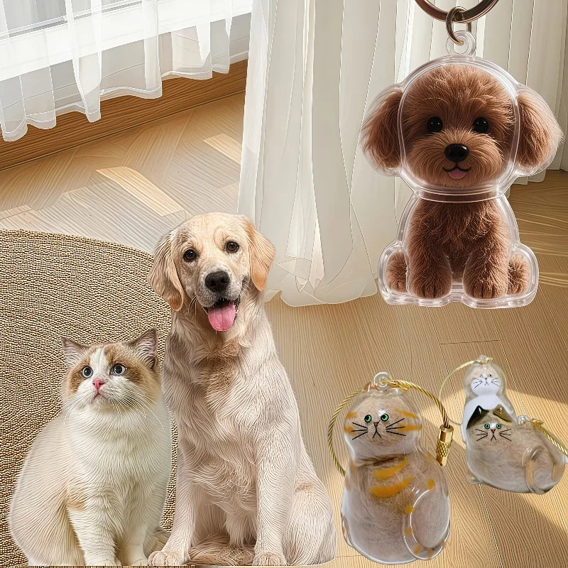 Pet Fur Memorial Keepsake Capsule — Keep a Piece of Your Furever Friend Close!