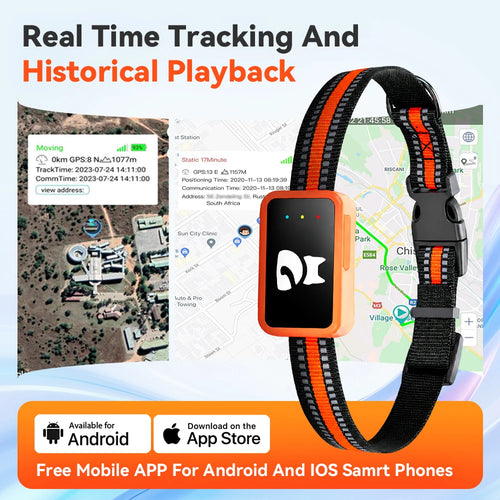 4G GPS Tracker Collar for Pets