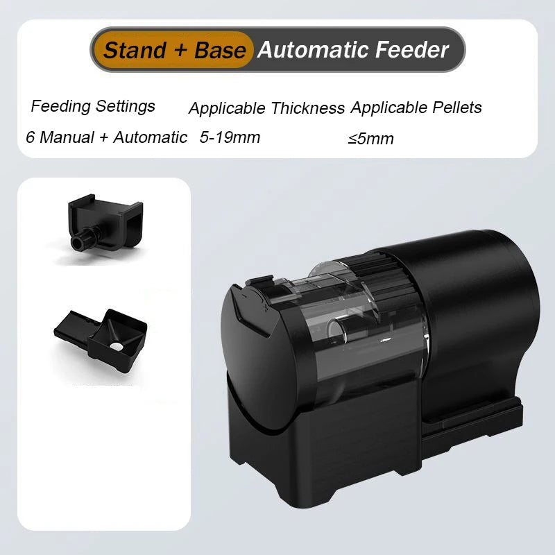Automatic Fish Feeder With Timer — IP66 Waterproof | 100ml Auto Food Dispenser for Fish & Turtles