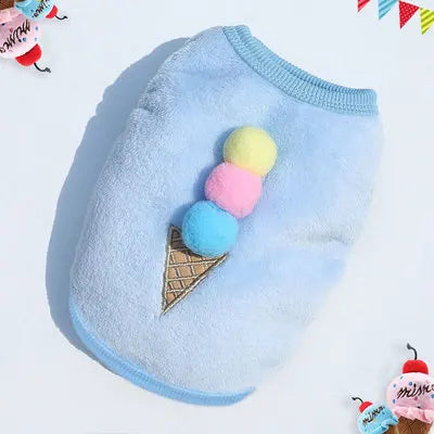 Cute Dog Winter Vest for Small Dogs & Cats
