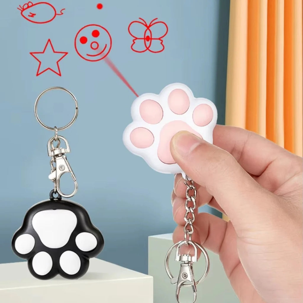 4-in-1 Cat Infrared Teaser Keychain