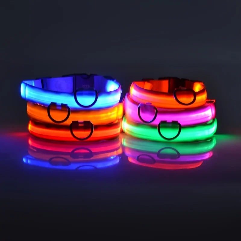 LED Glow-in-the-Dark Dog Leash — Light Up Your Night Walks in Style!