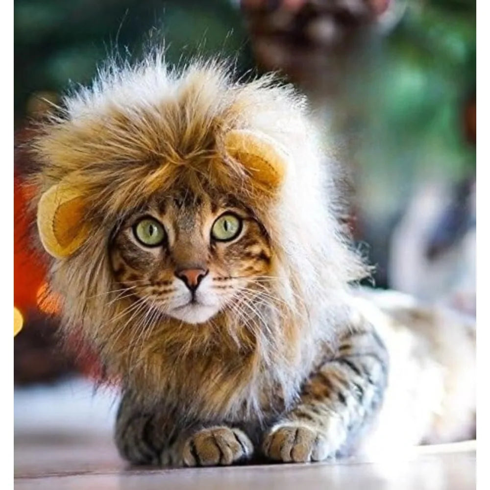 Lion Mane Wig for Cats & Small Dogs