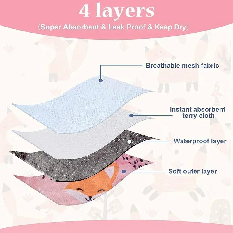 Washable Cartoon Dog Diapers