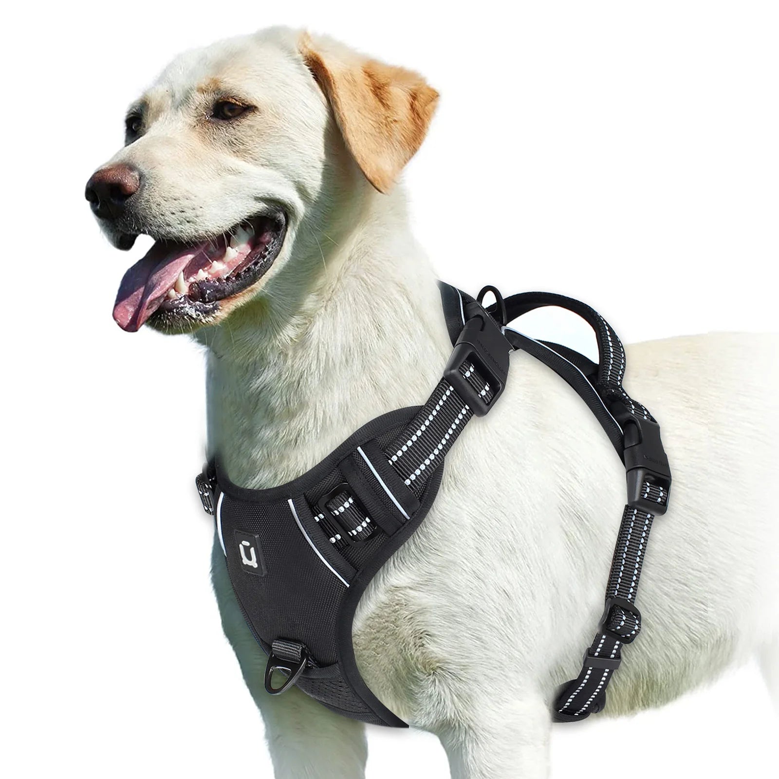 No-Pull Dog Harness — Adjustable Soft Padded Vest with Easy Control Handle!