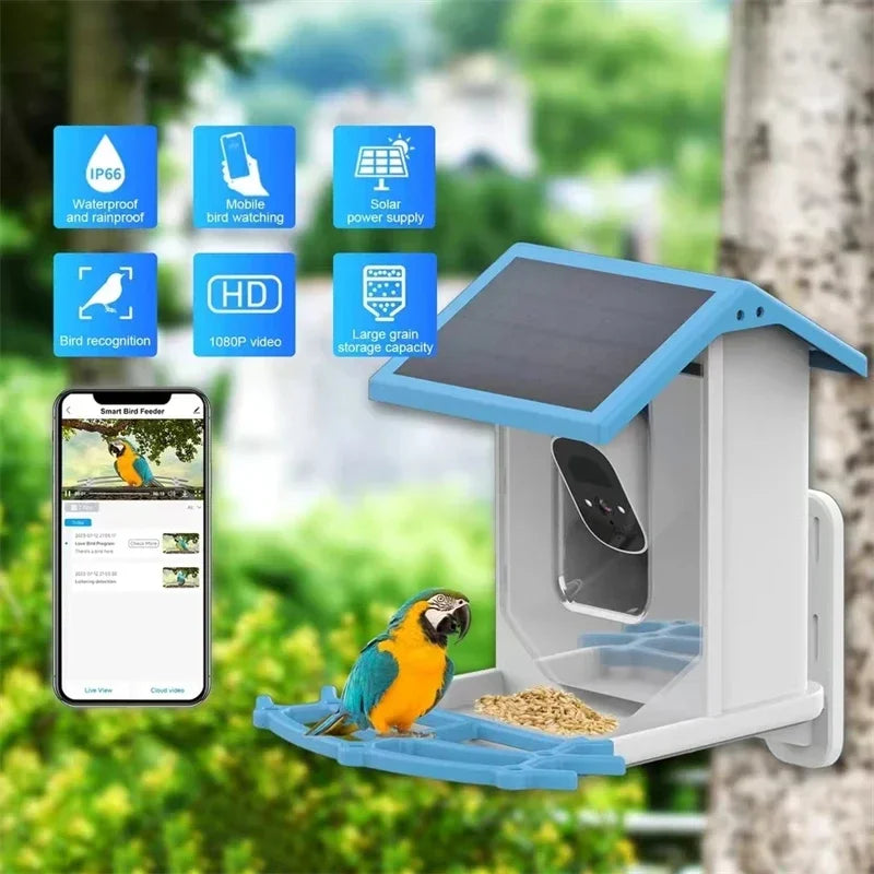 2.4G WiFi Smart Bird Feeder with Camera
