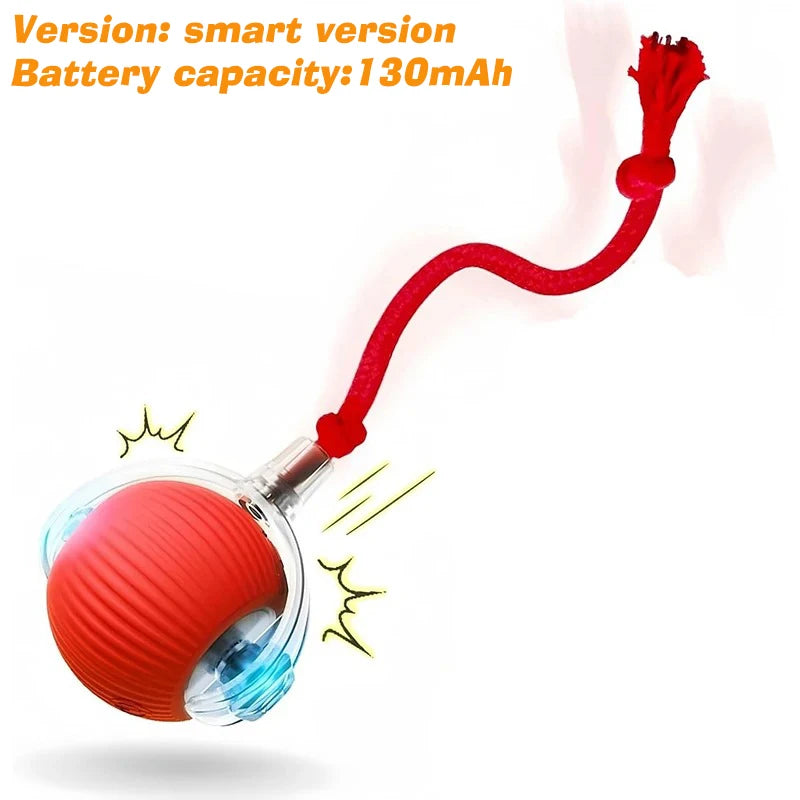 Rechargeable Interactive Dog Ball Toy — Auto-Rolling Fun for Bored Pups!