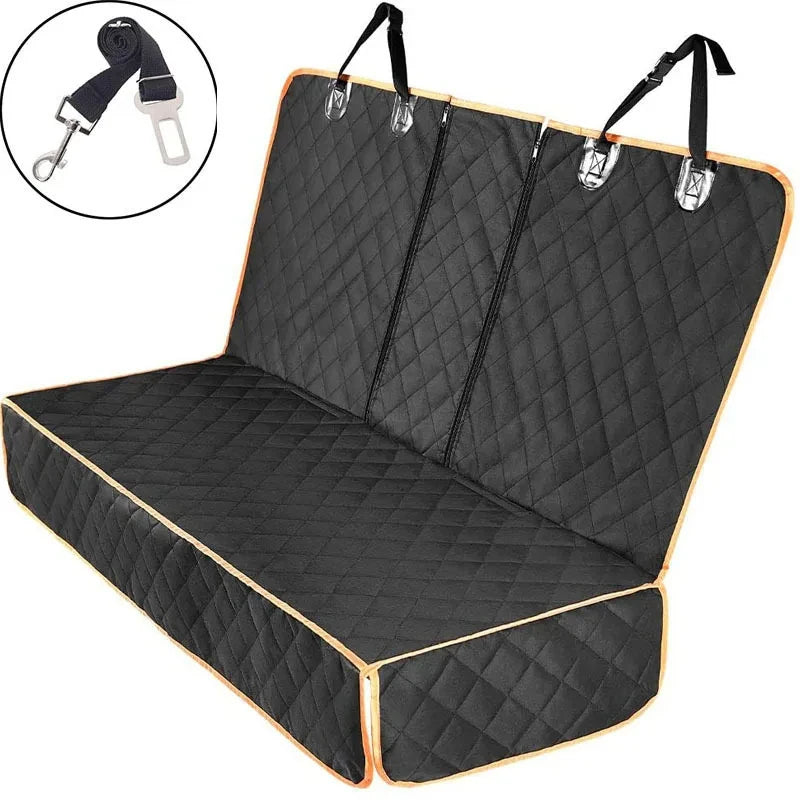 Waterproof Car Dog Seat Cover — Back Seat Protector Mat with Non-Slip Bottom!