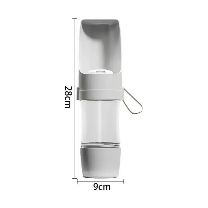 Portable Pet Water Bottle with Storage