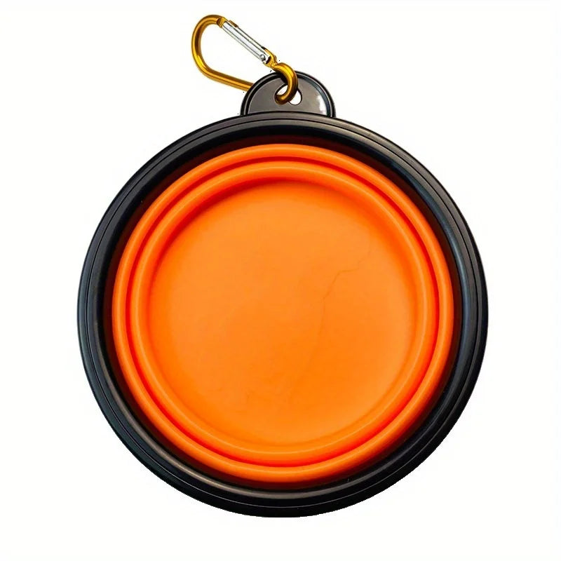 Collapsible Silicone Travel Bowl for Dogs & Cats — Feed & Hydrate On the Go!
