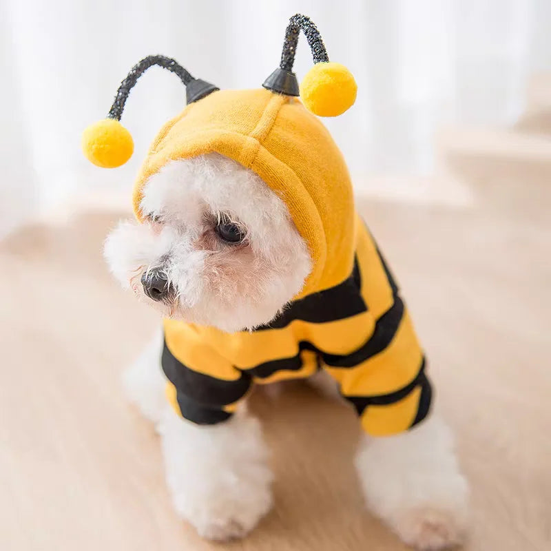 Bee Pet Puppy Coat Costume (Small/Med Dogs & Cats)