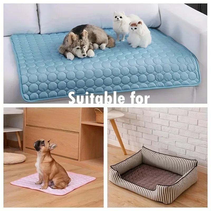 Ice Silk Cooling Mat for Pets