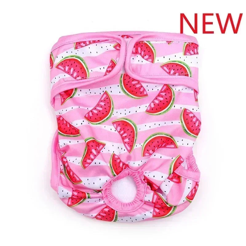 Washable Cartoon Dog Diapers
