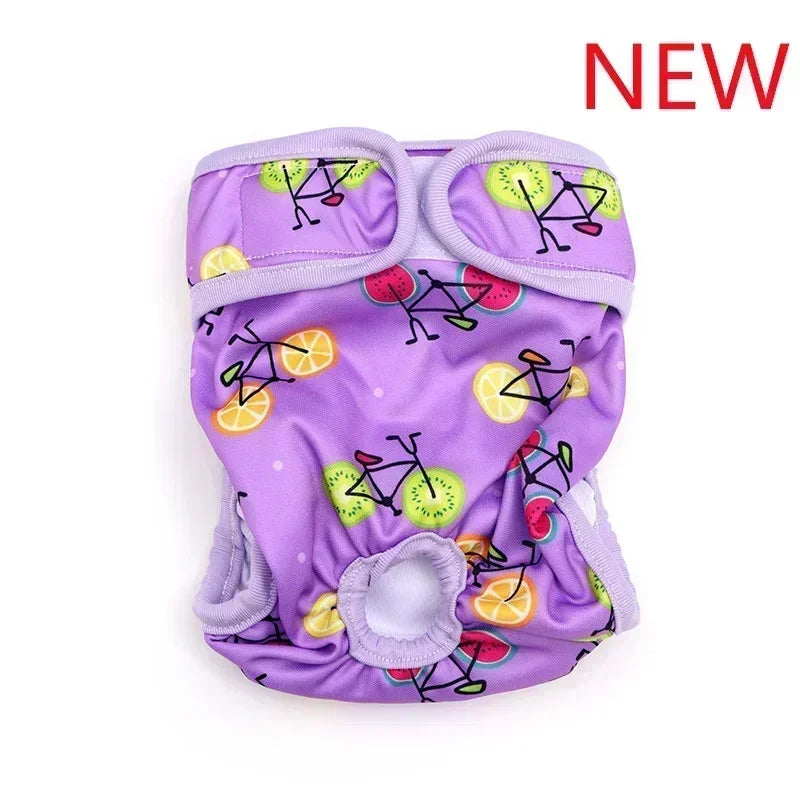 Washable Cartoon Dog Diapers
