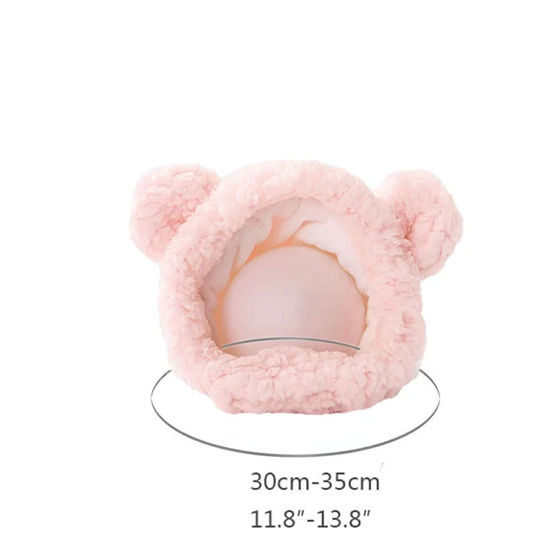 Cute Bear Hooded Pet Hat for Cats & Small Dogs