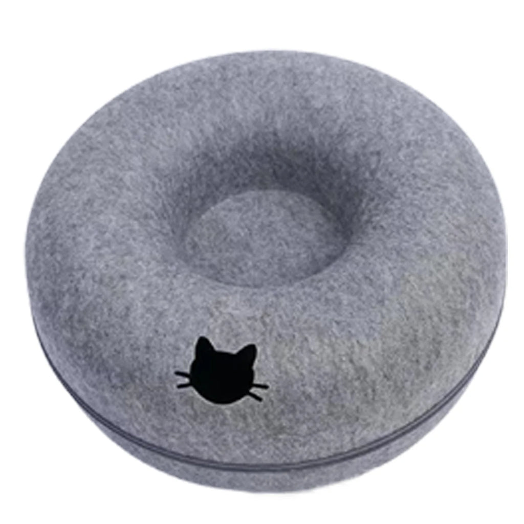 Interactive Round Cat Tunnel Nest
