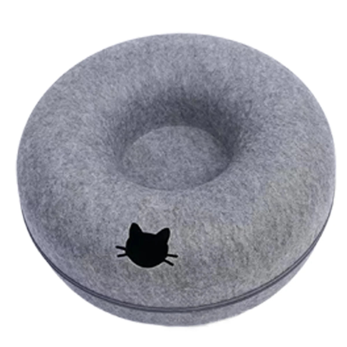 Interactive Round Cat Tunnel Nest