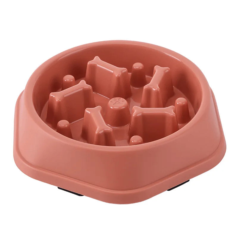 Anti-Choke Slow Feeder Bowl for Dogs & Cats — Non-Slip, Thickened & Available in Fun Colors!