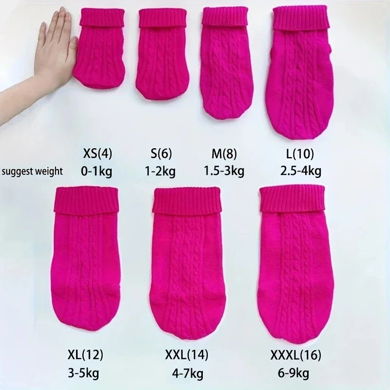 Dog Winter Knit Sweater (XS-XL)