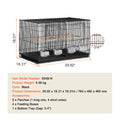 SucceBuy 30in Bird Cage with Divider