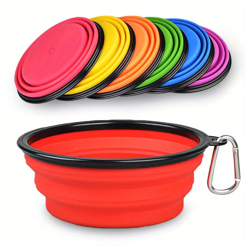 Collapsible Silicone Travel Pet Bowl