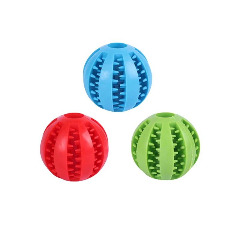 Indestructible Rubber Chew Ball for Dogs — Built for the Toughest Chewers!