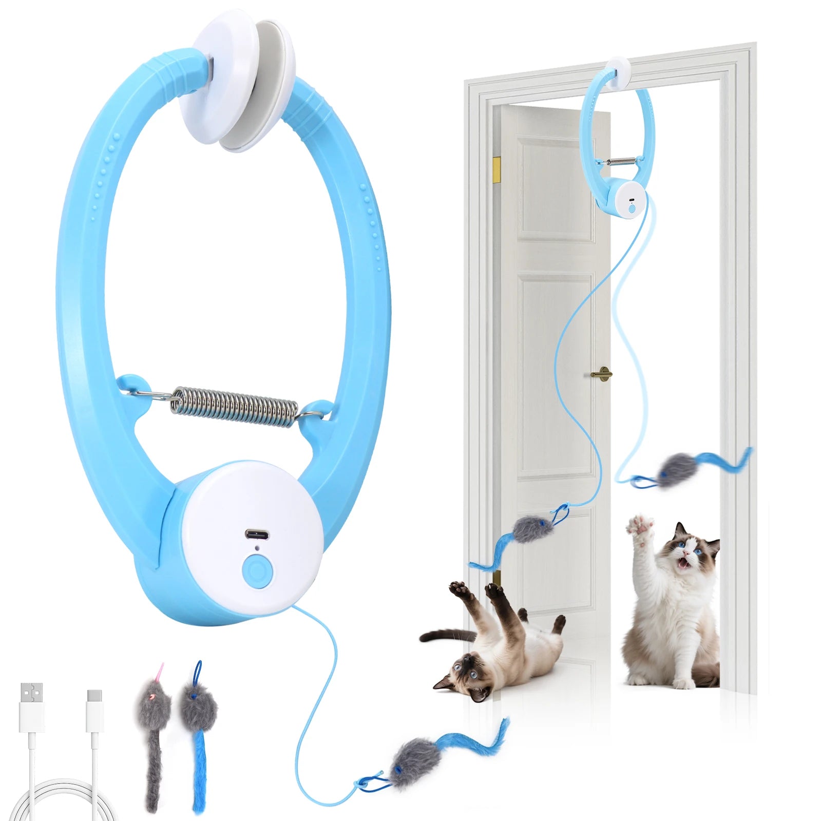 Electric Automatic Cat Wand Toy