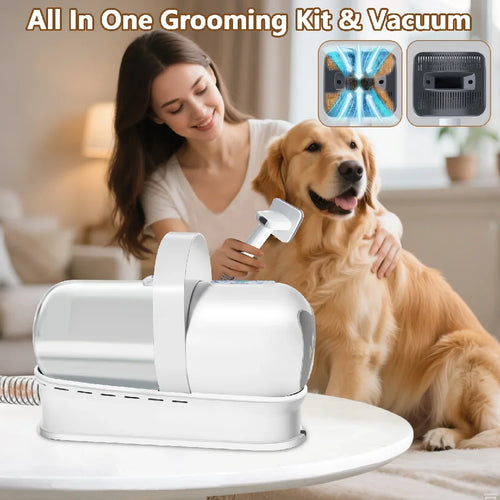 400W Pet Vacuum & Grooming Kit