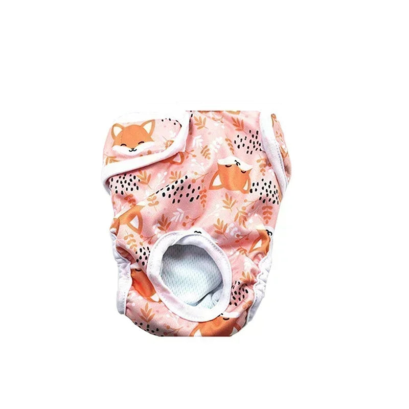 Washable Cartoon Dog Diapers