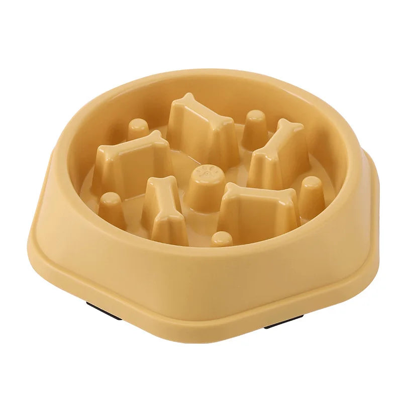 Anti-Choke Slow Feeder Bowl for Dogs & Cats — Non-Slip, Thickened & Available in Fun Colors!