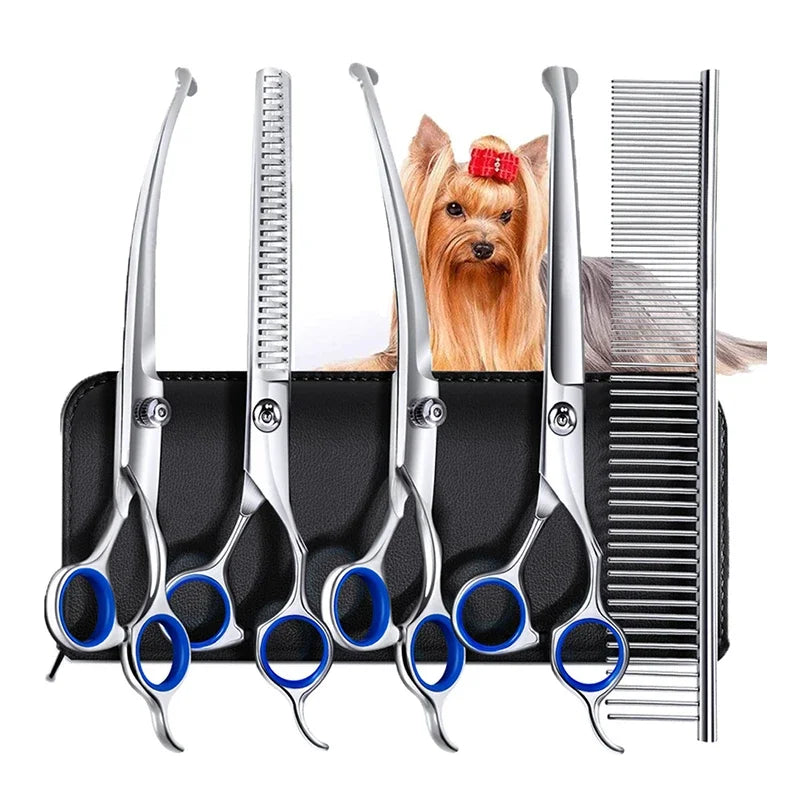 5 in 1 Grooming Scissors Set for Pets
