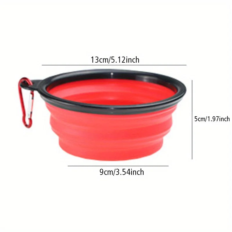 Collapsible Silicone Travel Pet Bowl