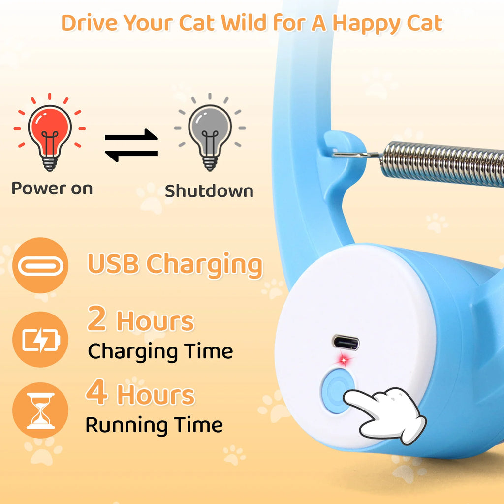 Electric Automatic Cat Wand Toy