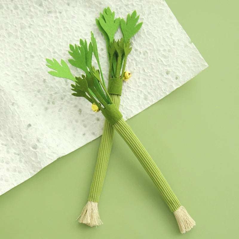 Catnip Molar Stick with Bell — Interactive Self-Play Chew Toy for Cats & Kittens!