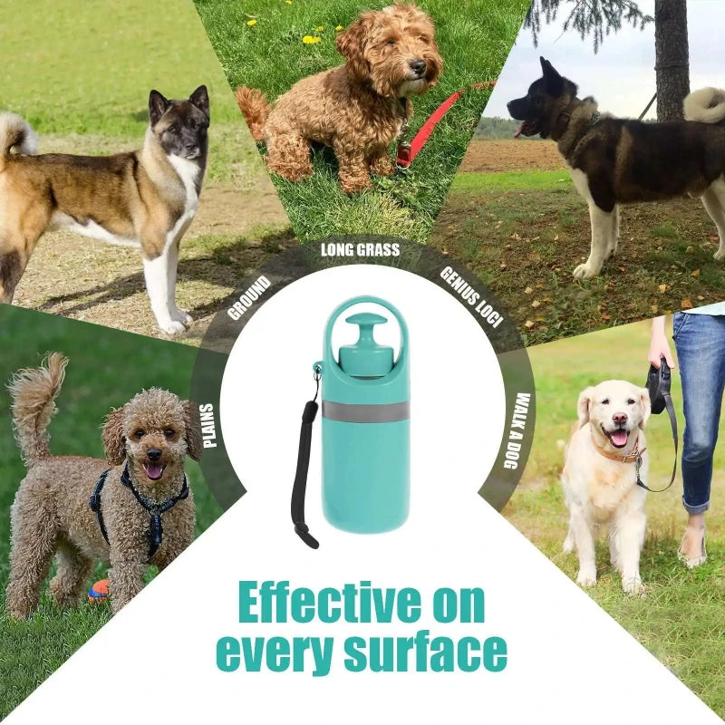 Portable Dog Poop Scooper with Built-In Bag Dispenser