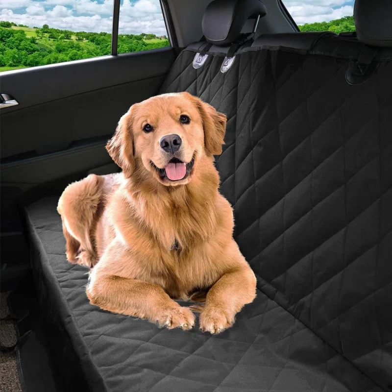 Waterproof Car Dog Seat Cover — Back Seat Protector Mat with Non-Slip Bottom!