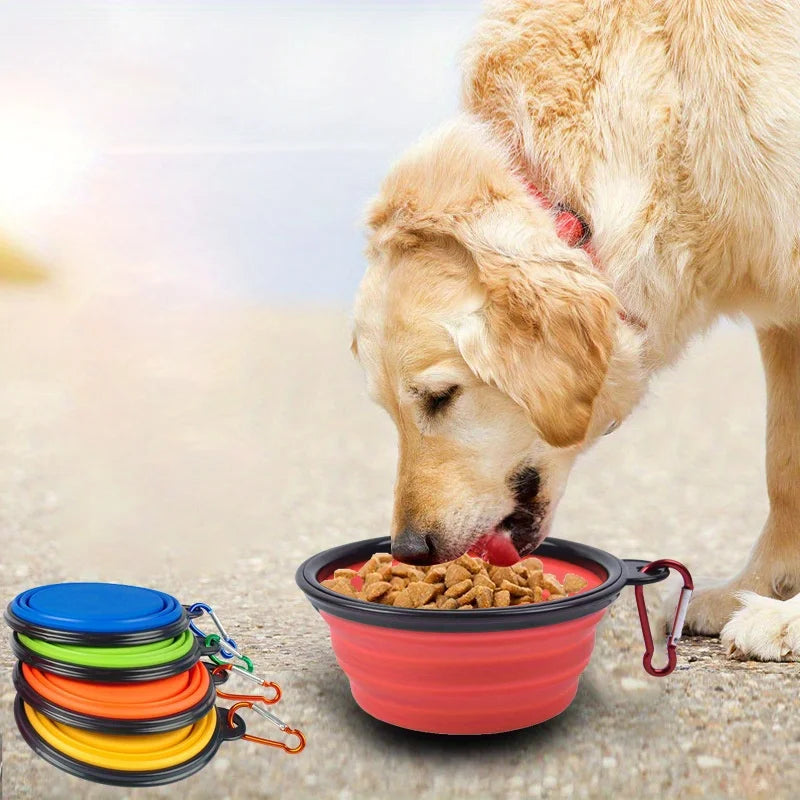 Collapsible Silicone Travel Pet Bowl