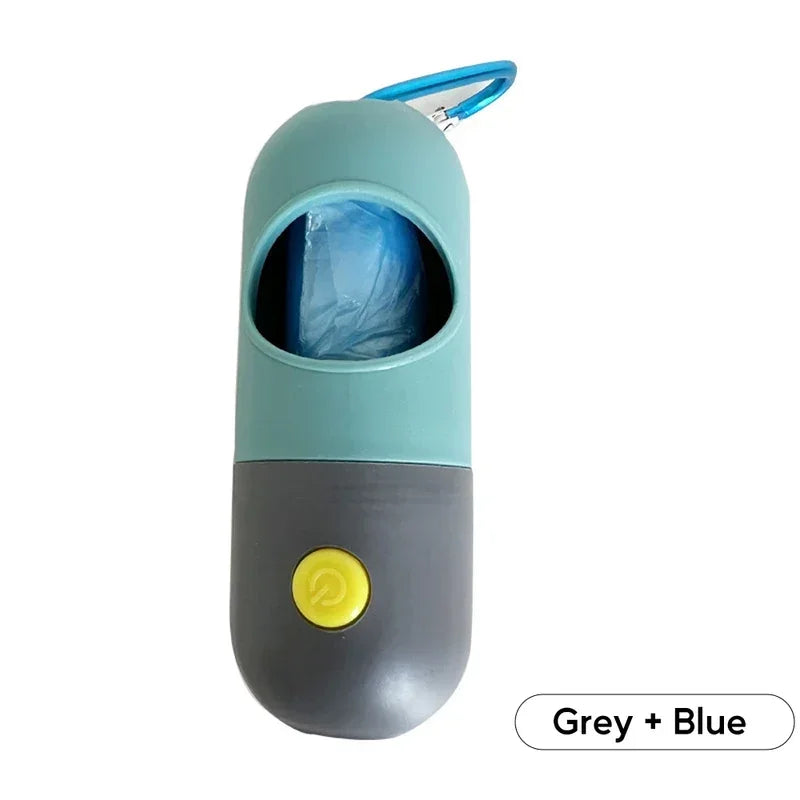 LED Dog Poop Bag Dispenser with 10 Rolls